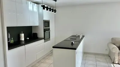 Cuisine ou kitchenette dans l'établissement Juana