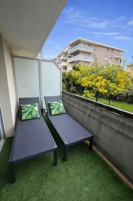 Plan de l'établissement Le Mimosa Prestige - T3, 6P, Terrasse & Parking
