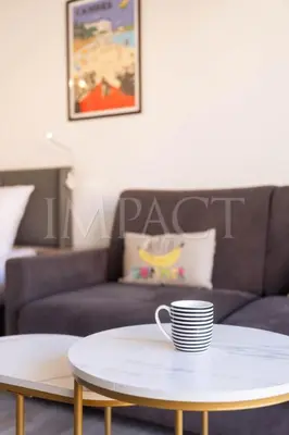 Coin salon dans l'établissement Cannes Croisette 2034 - Studio for rent
