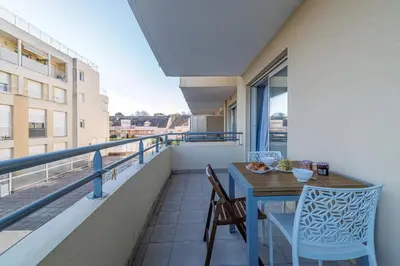 Balcon ou terrasse dans l'établissement Royal Park - Happy Rentals