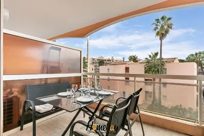 Balcon ou terrasse dans l'établissement Le Bleu Azur