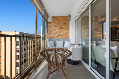 Balcon ou terrasse dans l'établissement 11 MADRID - Splendid one-bedroom apartment near Croisette