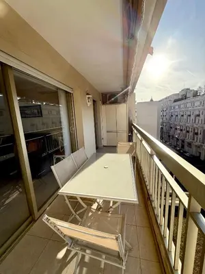 Balcon ou terrasse dans l'établissement Carlton Exclusive - Elégant T2 au coeur de la Croisette