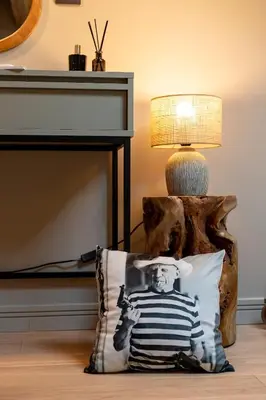 Coin salon dans l'établissement Picasso 3 Chic and comfort 6 people- Attic apartment, offices
