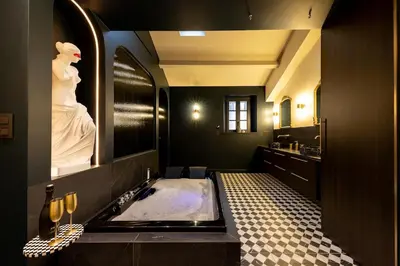 Salle de bains dans l'établissement PABLO Designer apartment with whirlpool bathub, 4 people