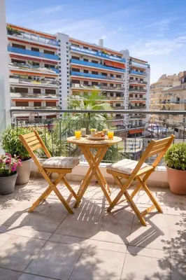 Balcon ou terrasse dans l'établissement Carlton