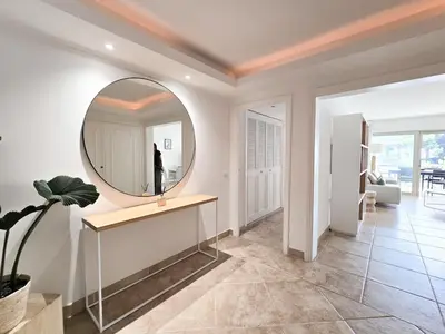 Plan de l'établissement 86m2, spacieux, 2 chambres, à 1 min de la plage