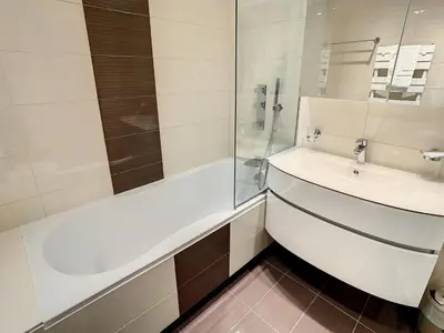 Salle de bains dans l'établissement Luxueux appartements idéalement situés en plein centre ville de Cannes