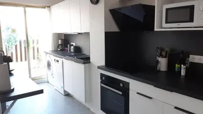 Cuisine ou kitchenette dans l'établissement Bel Azur