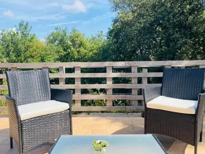 Balcon ou terrasse dans l'établissement Ecrin d'Azur Proche Biot & Sophia Antipolis
