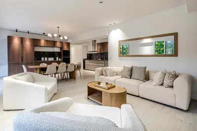 Cuisine ou kitchenette dans l'établissement Luxury apt 5 min from the beach and La Croisette