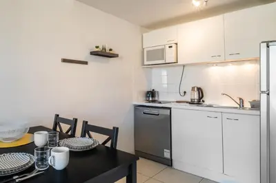 Cuisine ou kitchenette dans l'établissement Appartement Olivier - Welkeys