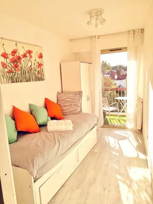 Coin salon dans l'établissement Cap d'antibes piscine mer et plage