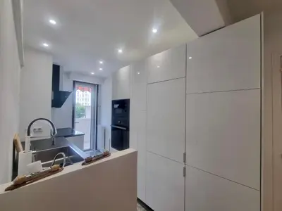 Cuisine ou kitchenette dans l'établissement Velasquez Martinez Plage