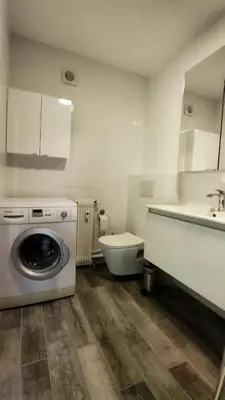 Salle de bains dans l'établissement Studio moderne au calme proche vieil Antibes et mer