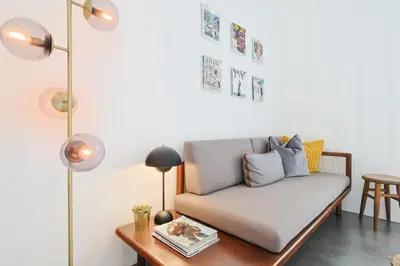 Coin salon dans l'établissement 221 Le Bella