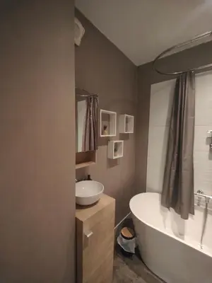 Salle de bains dans l'établissement Le loft