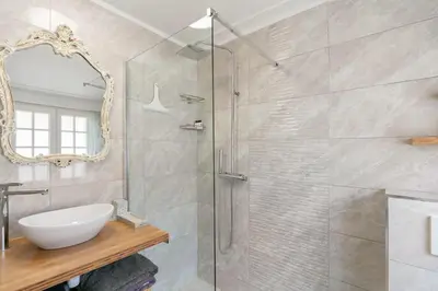 Salle de bains dans l'établissement Antibes luxury apartment