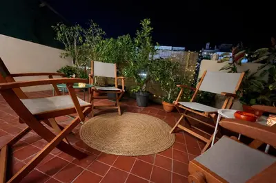 Balcon ou terrasse dans l'établissement A deux pas de l'eau