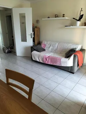 Un ou plusieurs lits dans un hébergement de l'établissement Location à Juan Les Pins