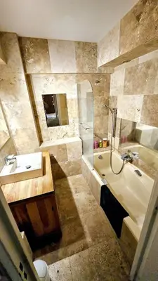 Salle de bains dans l'établissement Appartement 4 pièces, spacieux 8 couchages