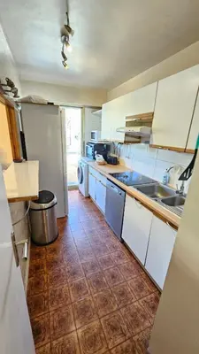 Cuisine ou kitchenette dans l'établissement Appartement 4 pièces, spacieux 8 couchages