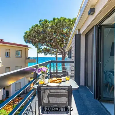 Azurenting - T2 Front de Mer - Clim - Parking