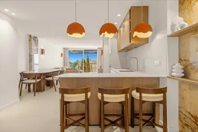 Cuisine ou kitchenette dans l'établissement 121 MARECHAL - 3-Bedroom Apartment Sea View and Parking