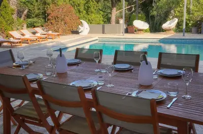 Piscine de l'établissement Villa Lou Bayou French Riviera near Cannes ou située à proximité
