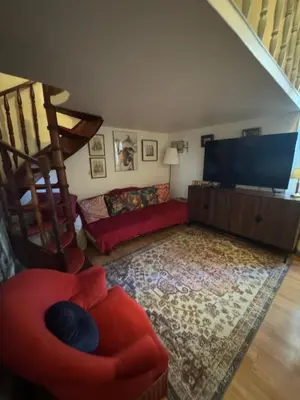 Coin salon dans l'établissement Suite Romantic