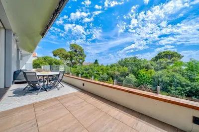Balcon ou terrasse dans l'établissement Oxford-Californie Luxury 4-Bedroom Penthouse With Parking