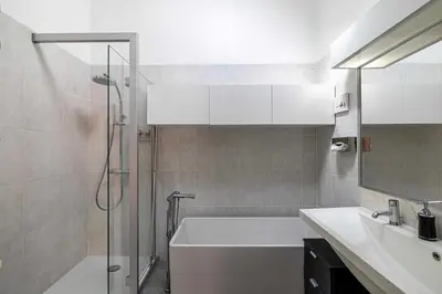 Salle de bains dans l'établissement Luxury Penthouse 120mÂ² in the heart of Cannes