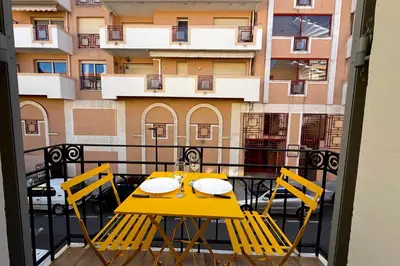 Balcon ou terrasse dans l'établissement Vieil Antibes - 2 personnes