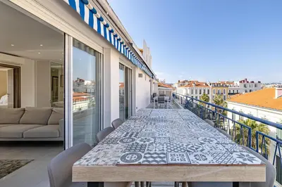 Balcon ou terrasse dans l'établissement 6 LECERF T5 - Apartment heart of Cannes 4 Bedrooms Terrace