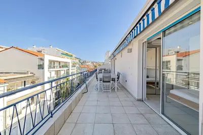 Balcon ou terrasse dans l'établissement 6 LECERF T5 - Apartment heart of Cannes 4 Bedrooms Terrace