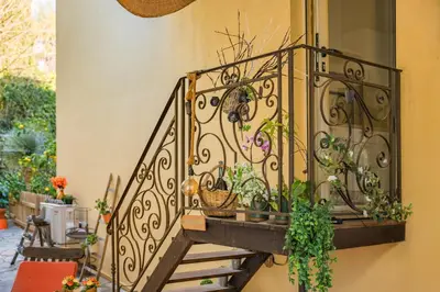 Balcon ou terrasse dans l'établissement COZYSTAY 1827 - Magnifique 3 pièces avec grand terrasse privative