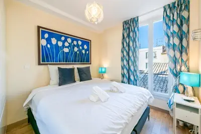 Un ou plusieurs lits dans un hébergement de l'établissement Two Bedrooms - 250m to the beach