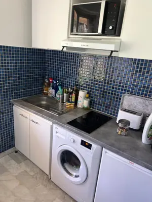 Cuisine ou kitchenette dans l'établissement Eden Parc Tamaris 2