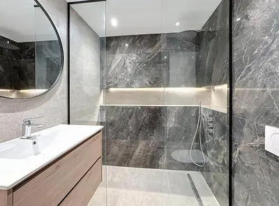Salle de bains dans l'établissement New Modern rooftop 2 ch 4 peoples Clim Wifi