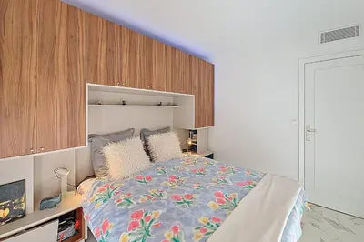 Un ou plusieurs lits dans un hébergement de l'établissement AGENCE HENRI CAMILLE-Wios- 2 chambres grande terrasse vue mer
