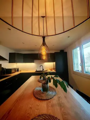 Cuisine ou kitchenette dans l'établissement ErikAntibesParadise