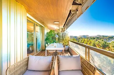 Balcon ou terrasse dans l'établissement Mon Croisettee