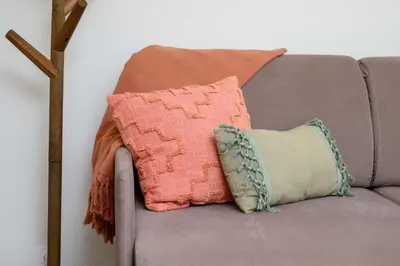 Coin salon dans l'établissement LX235 Lumineux T2 au cœur du village provençal, 4P