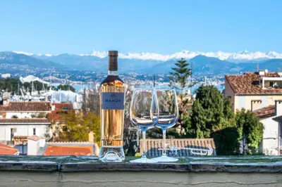 Vue générale sur la montagne ou vue sur la montagne depuis l'appartement