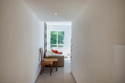 Coin salon dans l'établissement La Belle Antibes - Two bedroom