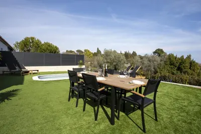 Jardin de l'établissement Villa Lecko House avec Piscine