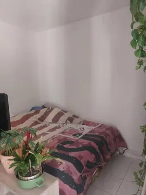 Un ou plusieurs lits dans un hébergement de l'établissement Appartement avec piscine à Villeneuve-Loubet, 27 m²