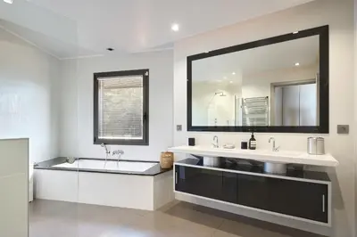 Salle de bains dans l'établissement Villa Baie Des Iles