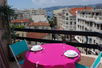 Balcon ou terrasse dans l'établissement Le Montana