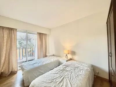 Un ou plusieurs lits dans un hébergement de l'établissement Arènes by Welcome to Cannes